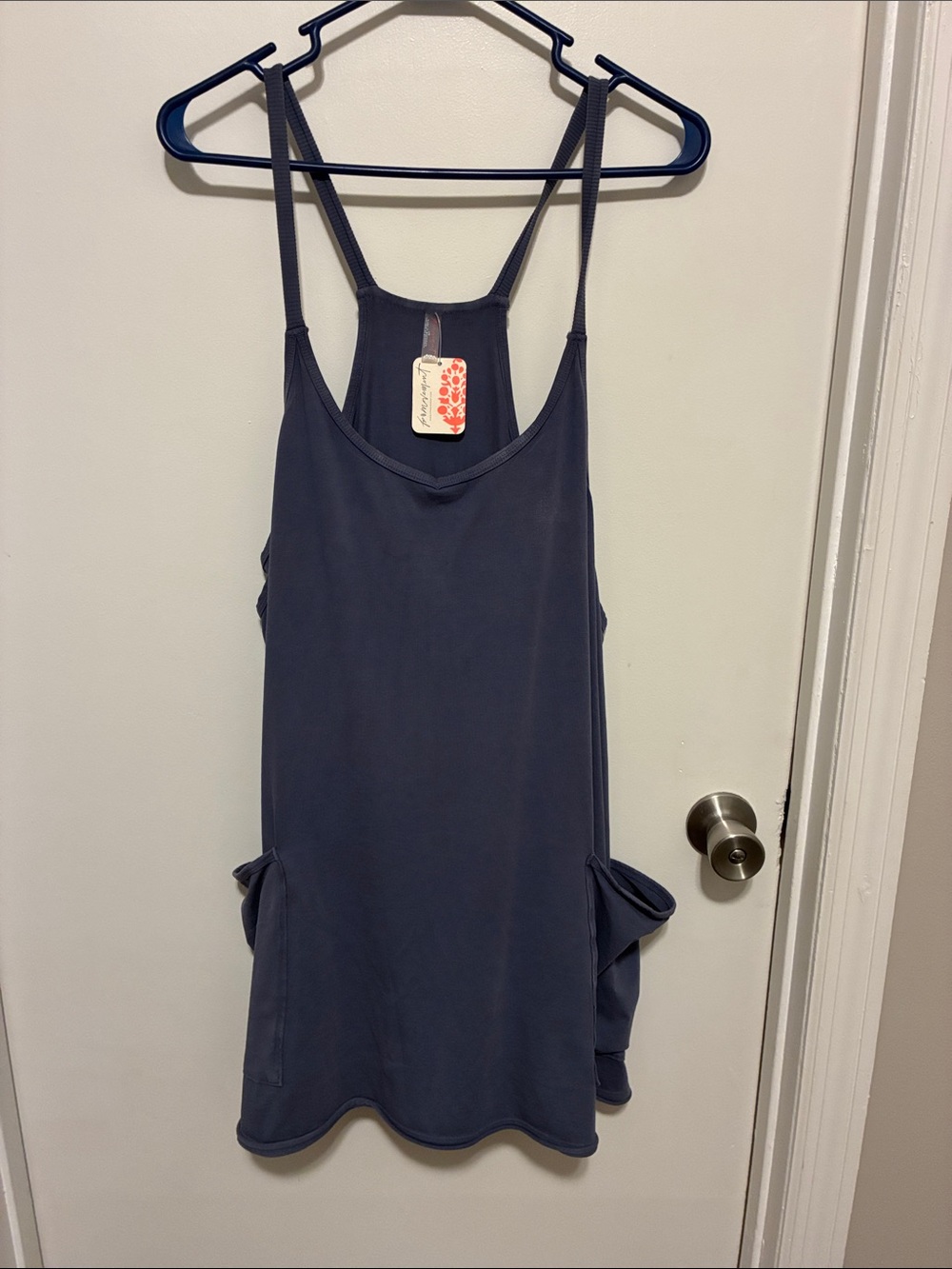 FP Movement by Free People INDIGO BLUE Blue ROMPER with Pockets.